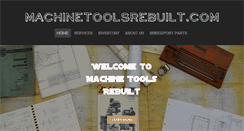 Desktop Screenshot of machinetoolsrebuilt.com